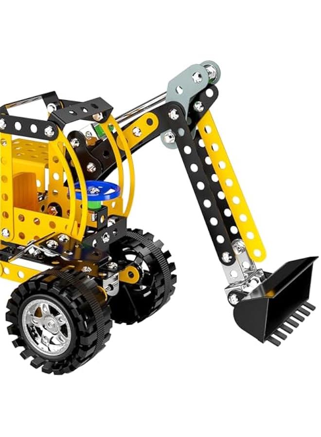 Loquat Stem Building Projects Toys for Kids Boys 8 9 10 11 12 Year Old, Metal Building Construction Model kit, Building Blocks DIY Toys - Image 3