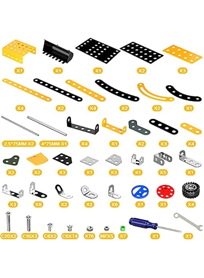 Loquat Stem Building Projects Toys for Kids Boys 8 9 10 11 12 Year Old, Metal Building Construction Model kit, Building Blocks DIY Toys - Image 4