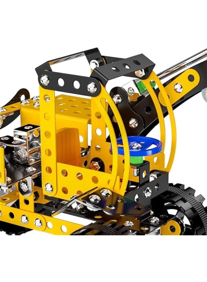 Loquat Stem Building Projects Toys for Kids Boys 8 9 10 11 12 Year Old, Metal Building Construction Model kit, Building Blocks DIY Toys - Image 5