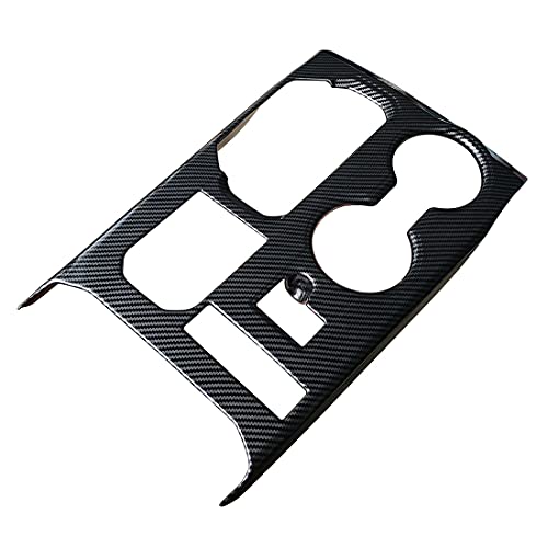 ruihe Carbon Fiber Pattern Car Gear Shift Knob Console Panel Trims Cup Holder Frame Cover Compatible with Fit for Toyota Highlander 2020 2021 2022 L LE XLE XSE Limited Platinum Hybrid - Image 3