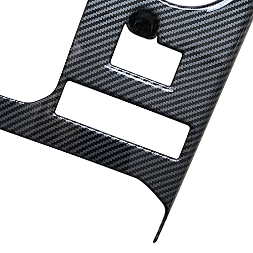 ruihe Carbon Fiber Pattern Car Gear Shift Knob Console Panel Trims Cup Holder Frame Cover Compatible with Fit for Toyota Highlander 2020 2021 2022 L LE XLE XSE Limited Platinum Hybrid - Image 5