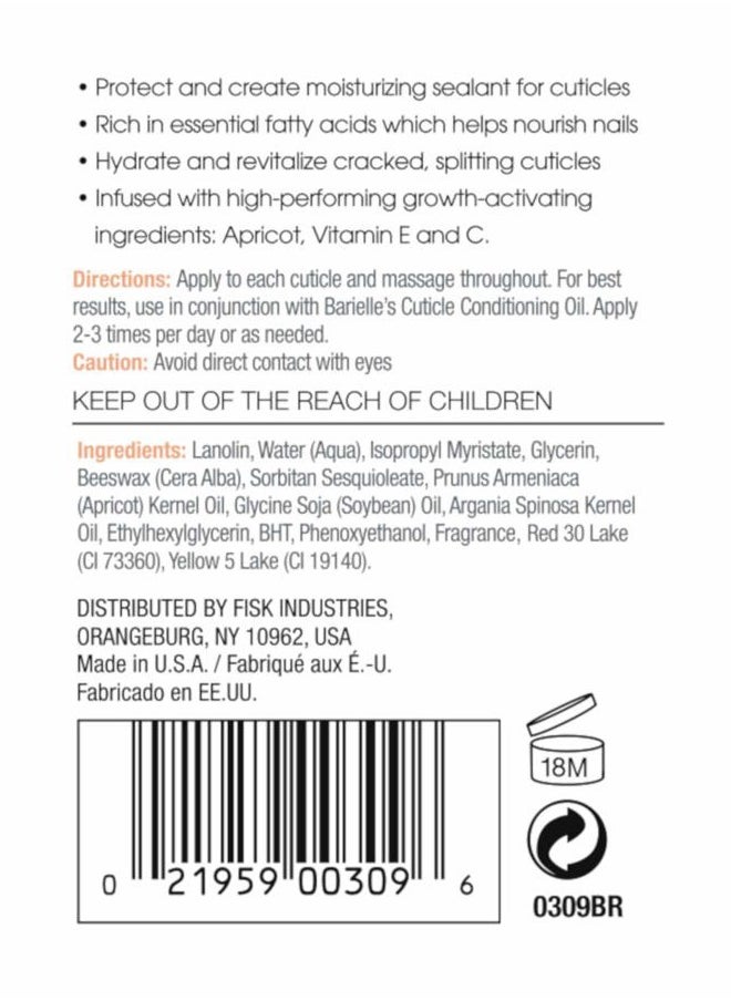 BARIELLE - Cuticle Massage Cream .5 ounce - Image 1