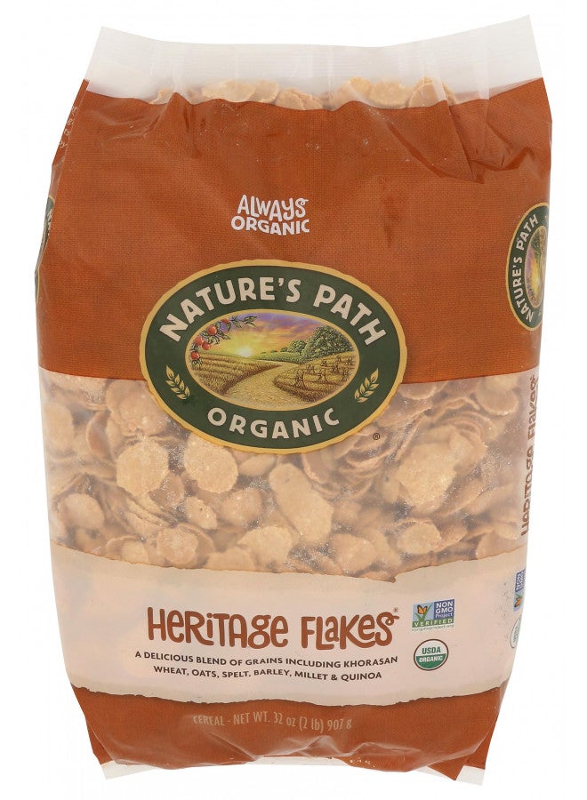 Nature's path Nature's Path Organic Heritage Flakes Cereal, 32 oz Eco Pac Bags  - Image 1