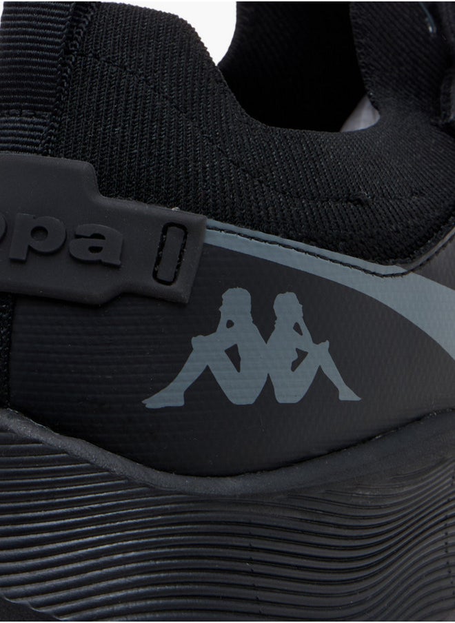 Kappa Men's Textured Sports Shoes with Lace-Up Closure  - Image 5