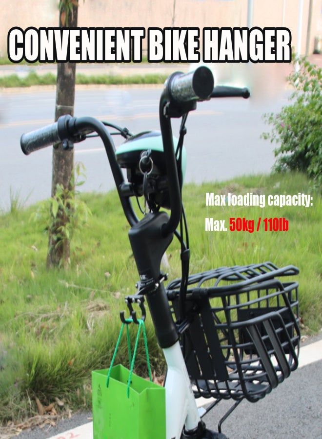 YSANAM Bike Handlebar Hanger Bicycle Frame Luggage Mount Hook Cycling Handlebar Hanger Bicycle Pipe Mount Holder - Image 5