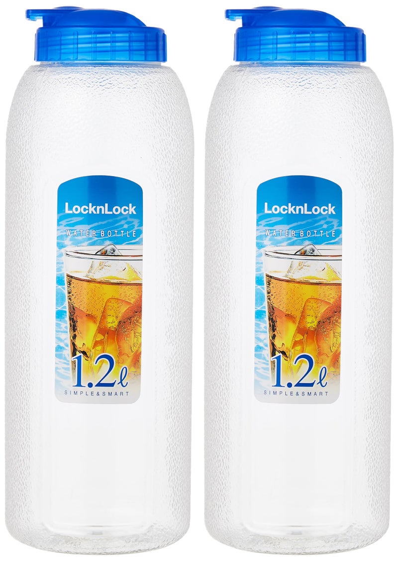 LocknLock Water Bottle 1.2L (1200ml) (HPL730S2) - BPA Free, Leak Proof