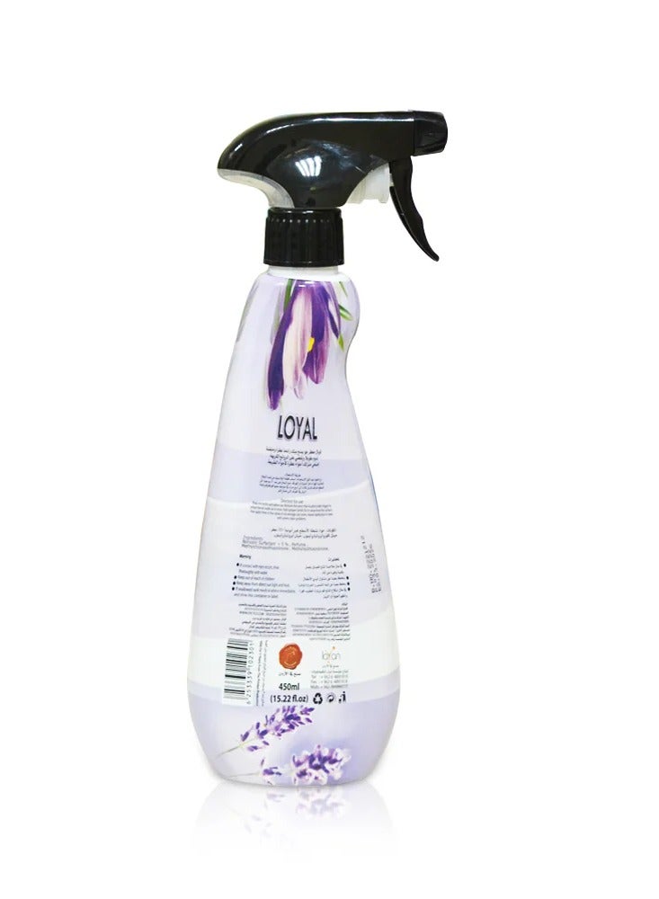 Loyal White Woods & Lavender Fragrance Air Freshener For Home, Office, Inside Car, 450ml - Image 4