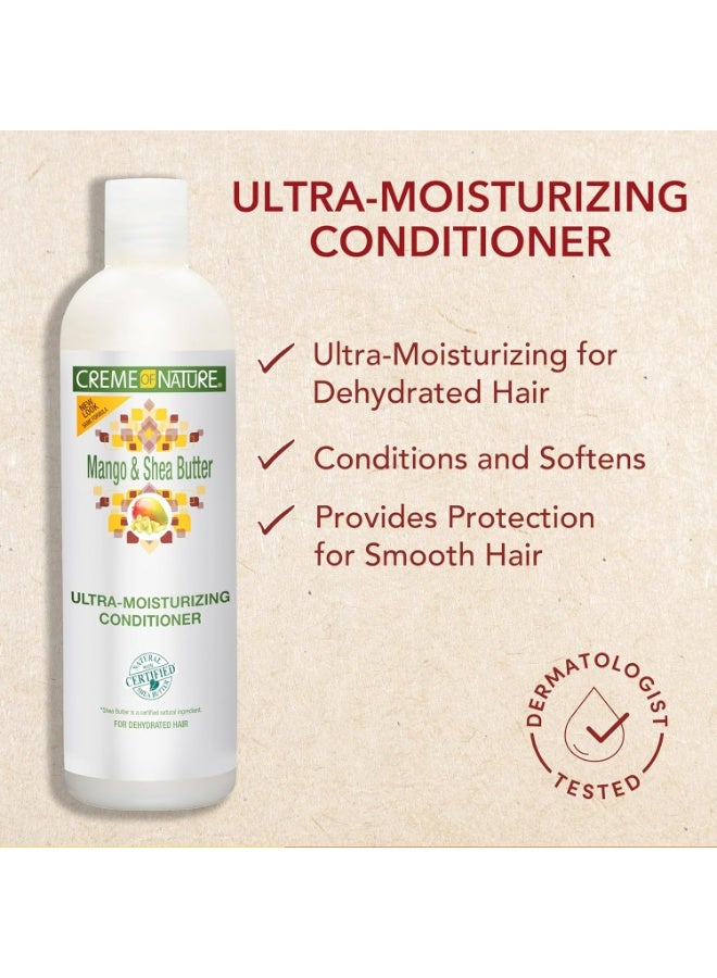 Creme of Nature Conditioner with Mango & Shea Butter Ultra Moisturizing 355 ml - Image 3