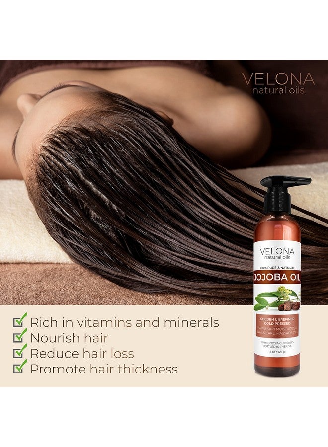 velona Jojoba Oil64 Oz 100% Pure And Natural Golden Unrefined Cold Pressed Hexane Free Moisturizing Face Hair Body Skin Care Stretch Marks Cuticles - Image 4