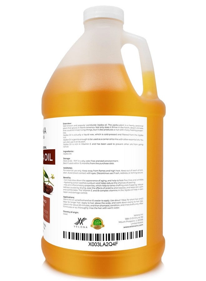 velona Jojoba Oil64 Oz 100% Pure And Natural Golden Unrefined Cold Pressed Hexane Free Moisturizing Face Hair Body Skin Care Stretch Marks Cuticles - Image 5