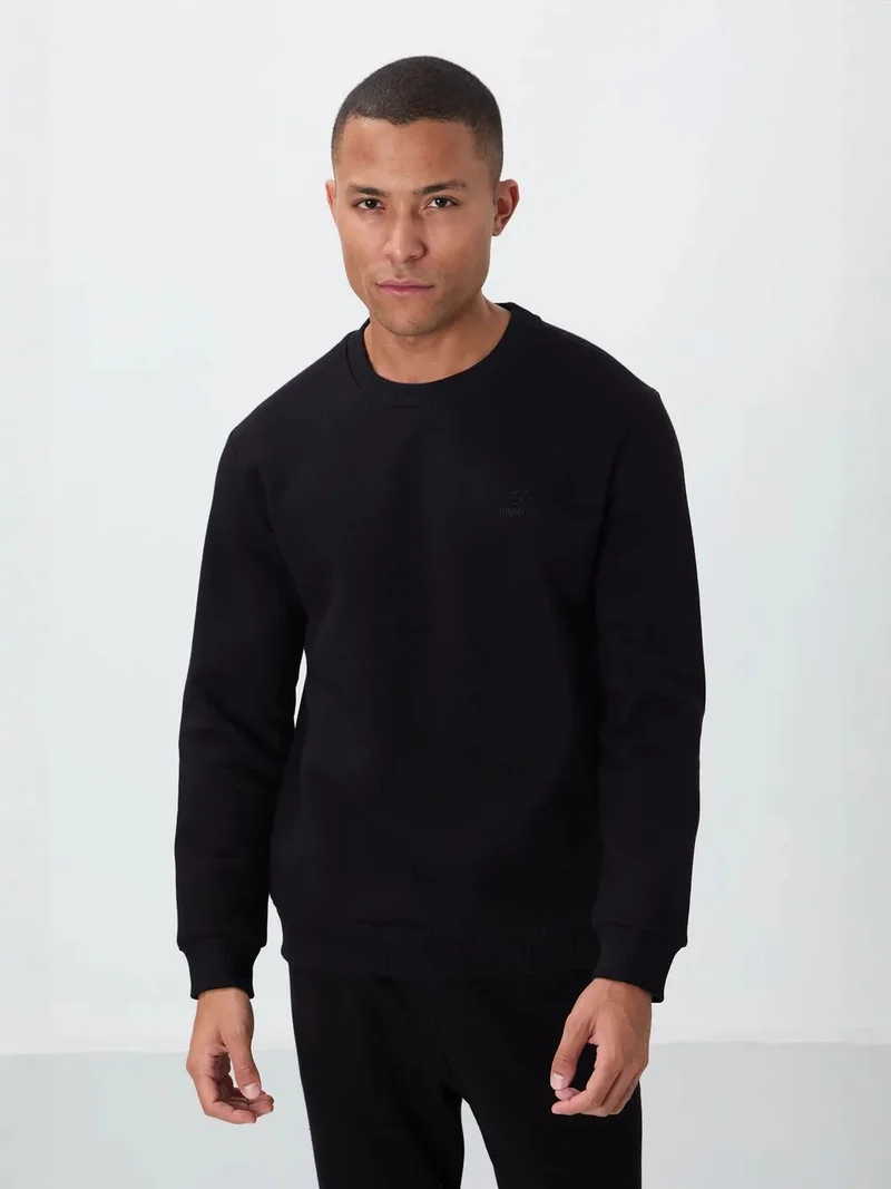 تومي لايف TOMMY Men's Cotton-polyester Fleece Sweatshirt And Pants Set