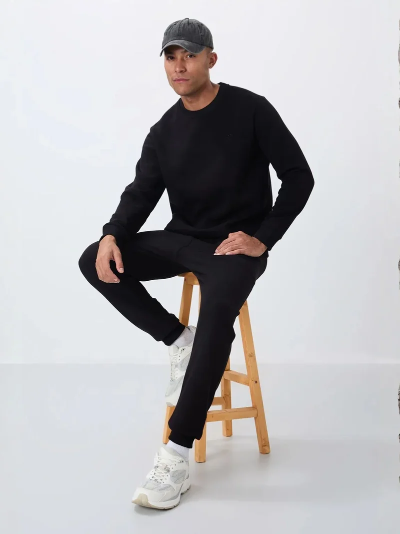 تومي لايف TOMMY Men's Cotton-polyester Fleece Sweatshirt And Pants Set