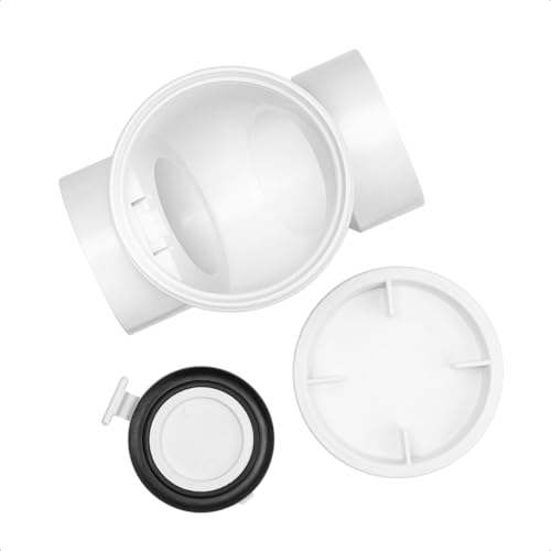 Cinsda 4" PVC Backwater Valve, 4 Inch Back Flow Preventer Valve, Backflow Water Valve Prevents Sewage Backflow - Image 5