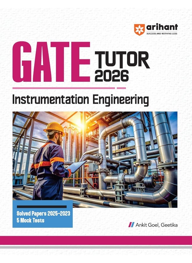 Arihant GATE TUTOR Study Guide for Instrumentation Engineering Exam 2026 | Fully Revised Edition with Gate Solved Papers (2025-2023) and 5 Mock Tests  - Image 1