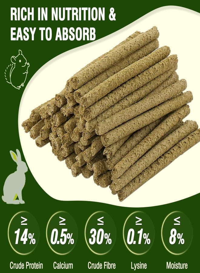 أعواد مضغ من قش تيموثي على شكل أرنب من أوفرموز، 200 غرام، مناسبة للهامستر الذهبي والأرانب وخنازير غينيا والحيوانات الصغيرة، طبيعية وصحية - Image 3