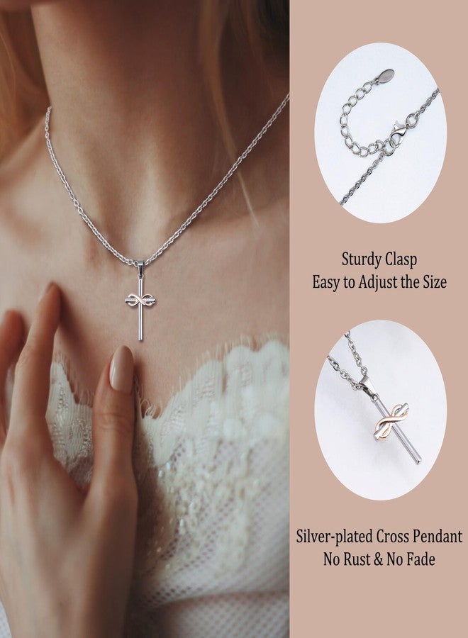 Aisity 16 Birthday Gifts for Girls Sweet 16 Gifts for Girls Cross Necklace for Girl 16th Birthday Party Decorations Sweet Sixteen Girl Sister Daughter Decorations Cute Stuff for Her Sixteen Necklace - Image 3