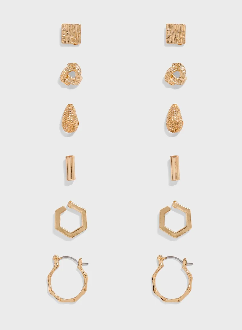 Ginger Earrings 6pk multipack