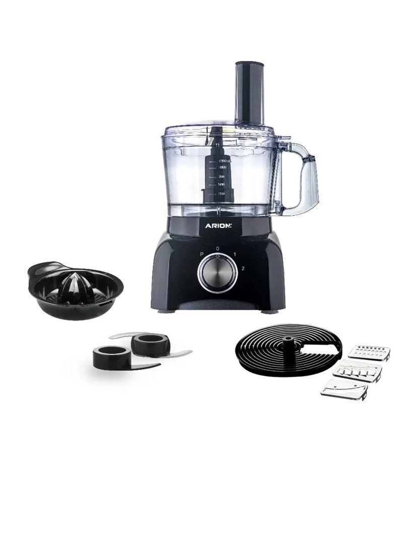 أريون اريون محضر الطعام 1000 واط - وعاء 1.2 لتر، 6 وظائف أساسية، تحكم مزدوج في السرعة والنبض (موديل: AR-1000W) - Image 1
