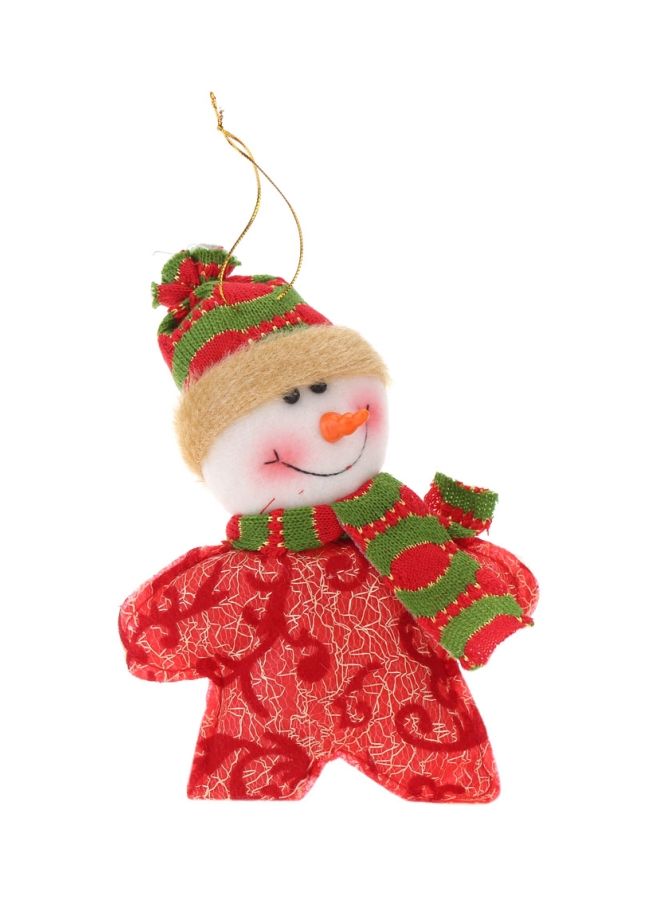 NIBEMINENT 3-Piece Decorative Santa Claus Ornament Set Red/White/Green 17x12.7x2.7centimeter - Image 2