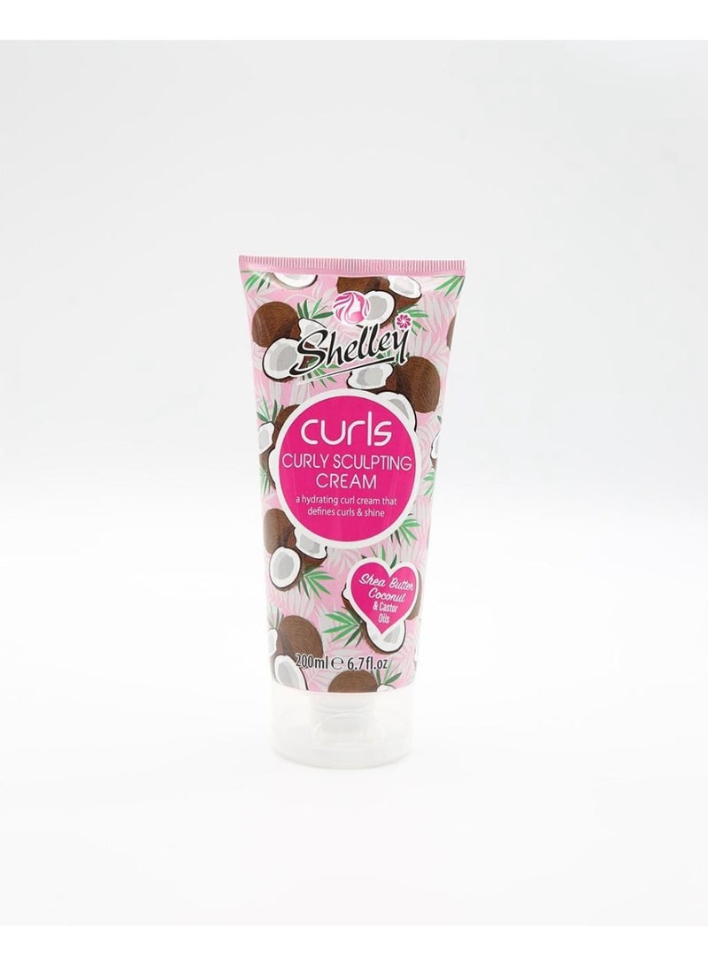 Curly Sculpting Cream Shea Butter Coconut And Castor Oils 200ML