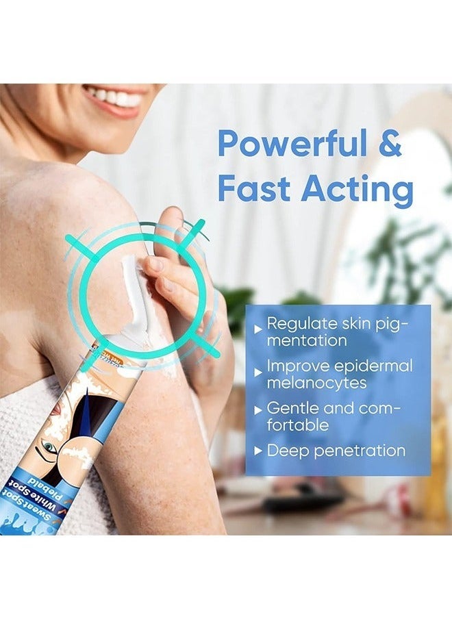 KanyeHB - Vitiligo Ointment, Vitiligo Treatment For Skin Vitiligo, Vitiligo Care Cream For Reduce White Spots And Improve Skin Pigmentation 20G - Image 1