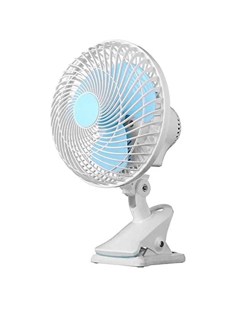 GENNEXT Mini table Fan White/ Blue - Image 1