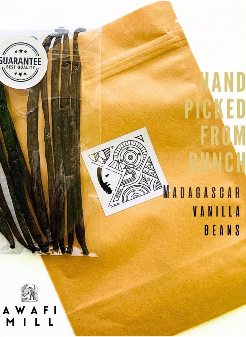 Awafi Mill - Madagascar Vanilla Beans | Madagascan Vanilla Beans | Vanilla Bean Pods | Gourmet | High-Quality Vanilla | 100% Natural Vanilla Beans - Image 1