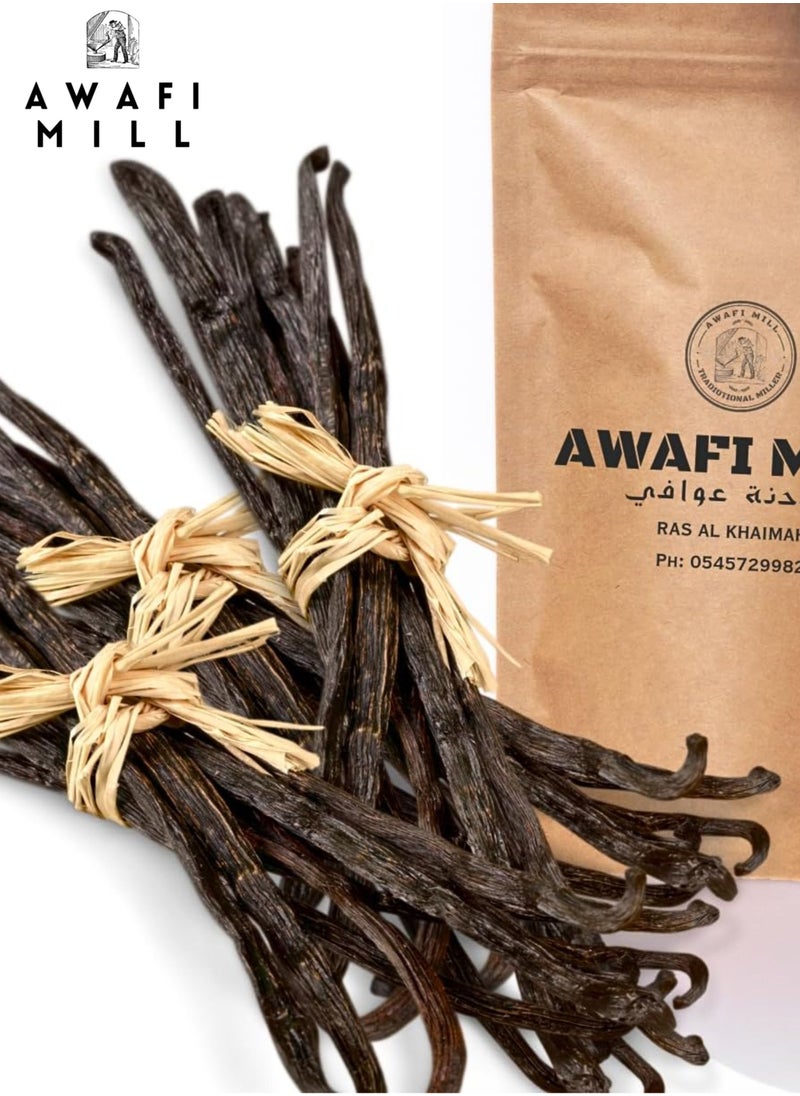 Awafi Mill - Madagascar Vanilla Beans | Madagascan Vanilla Beans | Vanilla Bean Pods | Gourmet | High-Quality Vanilla | 100% Natural Vanilla Beans - Image 1