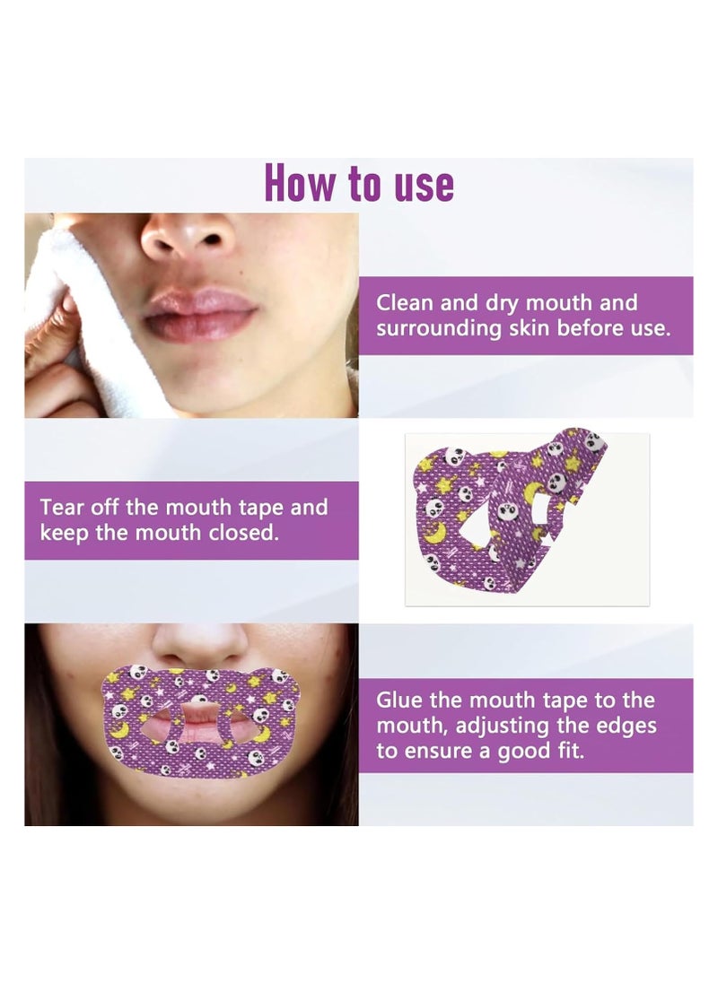 VIUAUAX Sleep Strips,Mouth Belt For Sleeping,Advanced Gentle Mouth Tape For Nose Breathing,For Nighttime Sleeping Mouth Breathing And Loud Snoring For Snoring Women And Men.(30Pcs)Teenagers mouth breathing corrective stickers, home sleep anti-open mouth  - Image 5