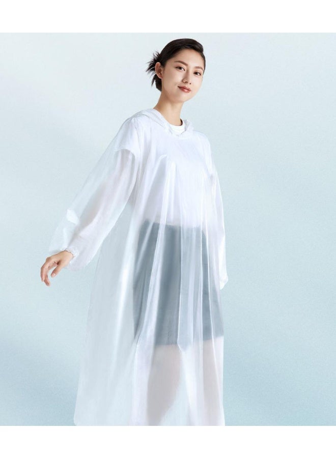 طقم عائلي من المعطف القابل للتصرف مكون من 7 عبوات ، معطف للبالغين ، مستلزمات سفر ، ضروري للمشي لمسافات طويلة والتسلق ، معطف واق من المطر في حالات الطوارئ ، للرجال والنساء - Image 4