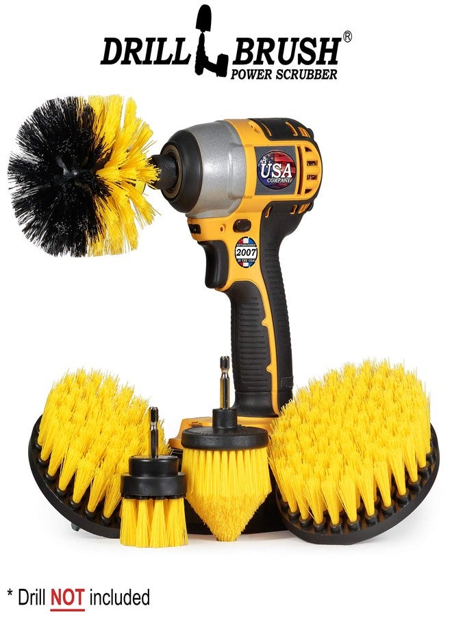 Drillbrush Drill Brush Power Scrubber Attachment Set for Bathroom, Toilet, Tile, Floor, Shower, Bath Tub - Rotary Shower Cleaner Brush for Cordless Drill - Spin Cleaning Bathroom Accessories Set by Drillbrush - Image 4