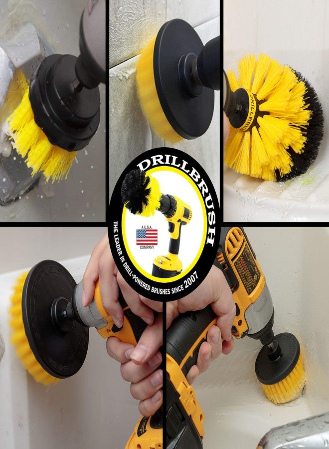 Drillbrush Drill Brush Power Scrubber Attachment Set for Bathroom, Toilet, Tile, Floor, Shower, Bath Tub - Rotary Shower Cleaner Brush for Cordless Drill - Spin Cleaning Bathroom Accessories Set by Drillbrush - Image 2