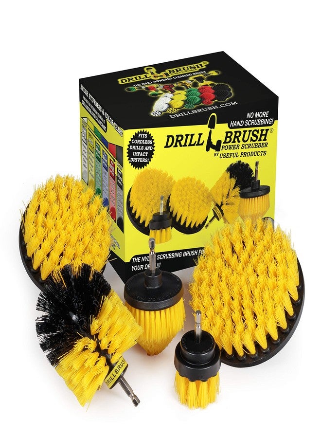 Drillbrush Drill Brush Power Scrubber Attachment Set for Bathroom, Toilet, Tile, Floor, Shower, Bath Tub - Rotary Shower Cleaner Brush for Cordless Drill - Spin Cleaning Bathroom Accessories Set by Drillbrush - Image 1