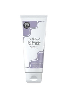 Fix My Curls Fix My Curls Curl Quenching Flaxseed Gelly With Aloe Vera Chia Flax Seeds For Curly Wavy Hair Silicone Free Curl Definition with Strong Hold Curl Defining Gel 100g  - Image 1
