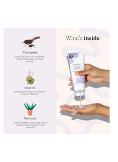 Fix My Curls Fix My Curls Curl Quenching Flaxseed Gelly With Aloe Vera Chia Flax Seeds For Curly Wavy Hair Silicone Free Curl Definition with Strong Hold Curl Defining Gel 100g  - Image 3