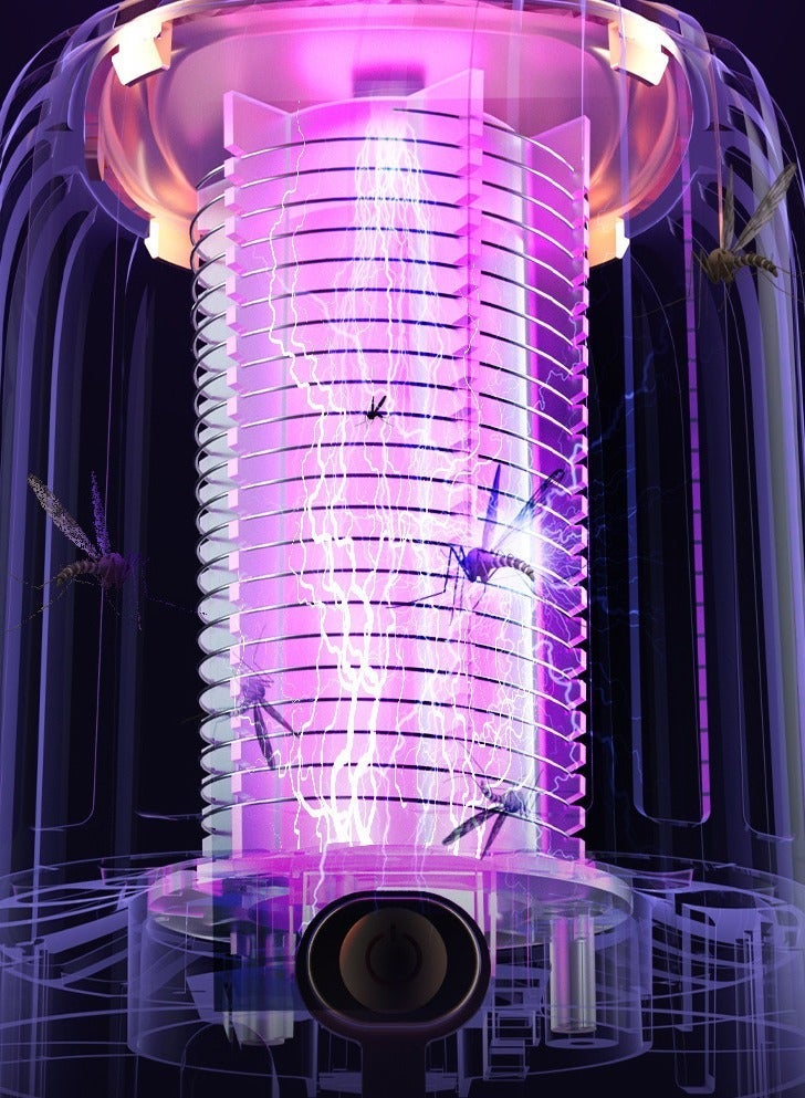 الأزرق جي دبليو قاتل إلكتروني محمول قابل لإعادة الشحن، قوي، يعمل بالأشعة فوق البنفسجية، قاتل للحشرات والدبابير، مناسب للمنزل والفناء والتخييم - Image 4