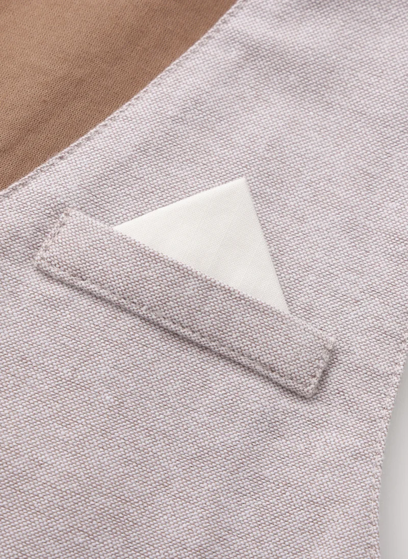 Balabala Grey/White Kids Boys Woven long sleeve suit for Men | Best Price UAE