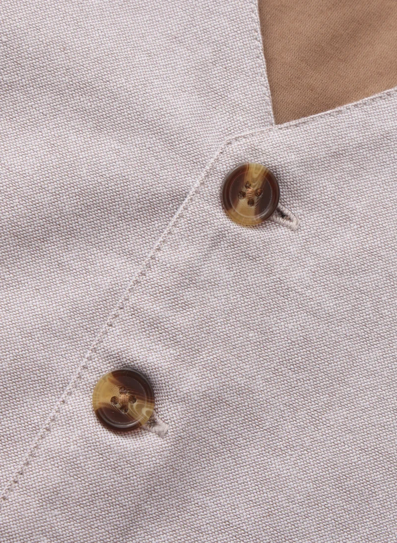 Balabala Grey/White Kids Boys Woven long sleeve suit for Men | Best Price UAE