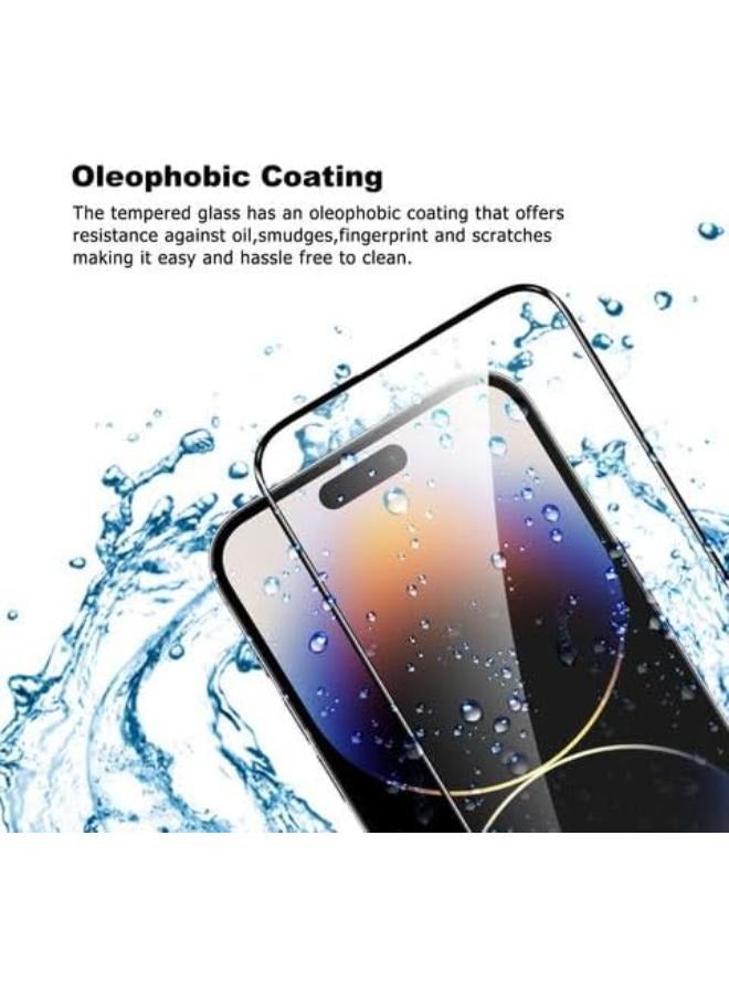 ريتشي اسكرينه ايفون 12 برو ماكس زجاج مقوى بتغطية كاملة بدرجة صلابة 9H ممتص للصدمات و الخدوش - حواف ثلاثية الابعاد تمنع دخول الغبار داخل الشاشة - شفافية بصرية عالية الدقة ووضوح فائق - Image 4