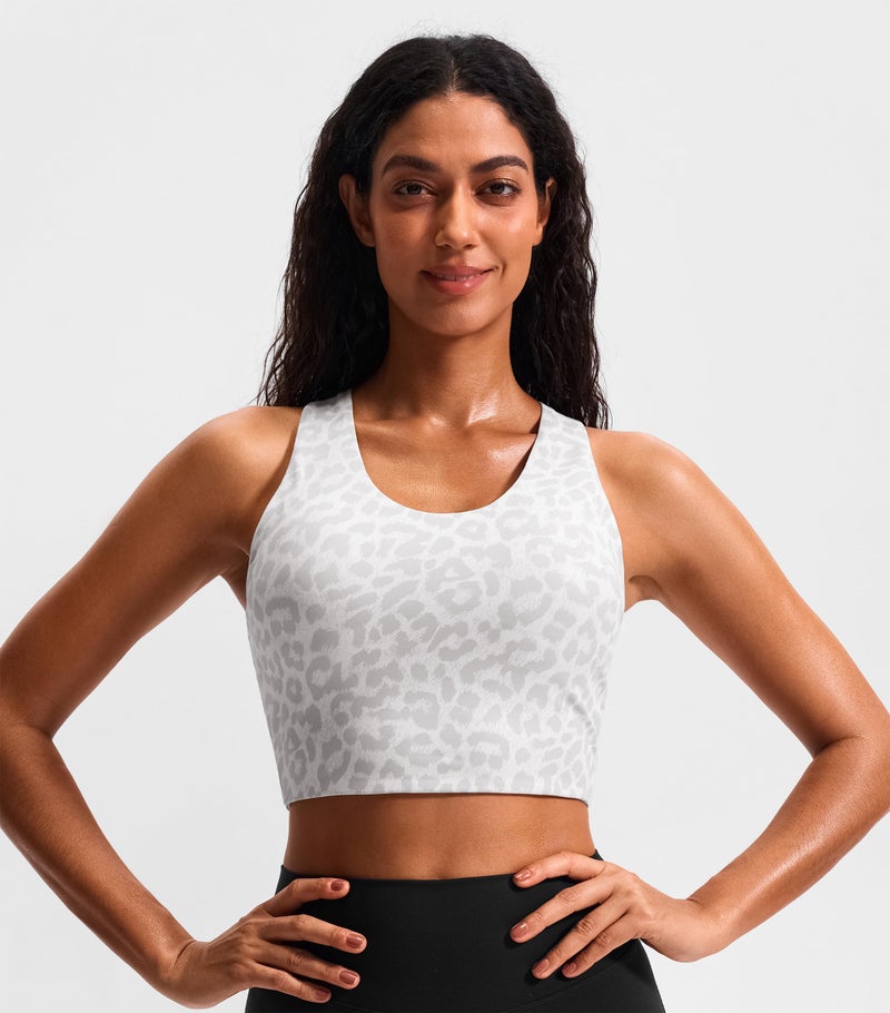 JOYSPELS Sports Bras for Women Extra Comfort Criss-Cross Back Padded Workout Tops for Women Medium Support - Image 2