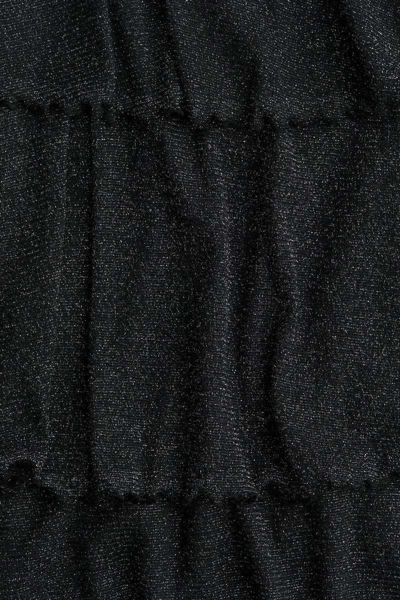 H&M Shimmering tiered dress