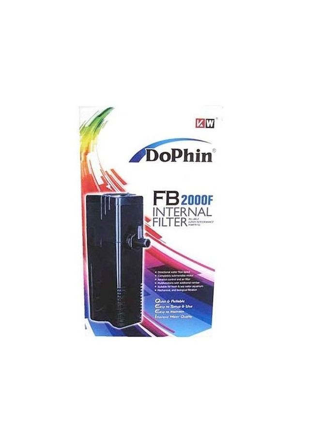 DoPhin Aquarium Internal Filter For Fish Tank Black - Image 2