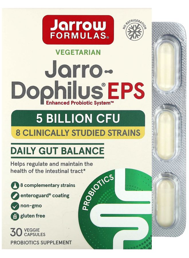jarrow formulas Jarro-Dophilus EPS 5 Billion CFU 30 Veggie Capsules