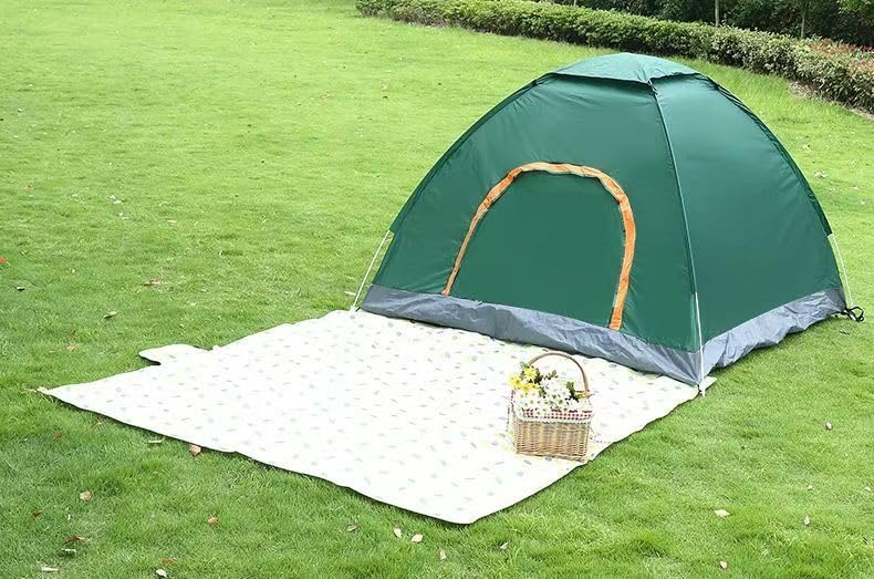 Wind Tour Tent for Camping - Lightweight Backpacking Tent with Rain Fly, Waterproof & Windproof, Easy Setup, Portable Carry Bag - for Hiking, Beach, Outdoor Adventures (Green) - Image 4