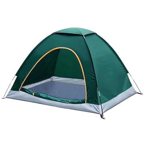 Wind Tour Tent for Camping - Lightweight Backpacking Tent with Rain Fly, Waterproof & Windproof, Easy Setup, Portable Carry Bag - for Hiking, Beach, Outdoor Adventures (Green) - Image 1