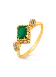 22 Carat 916 Purity Yellow Gold Uncut Diamond Ring EGNPRE494RN1Y14 For Women