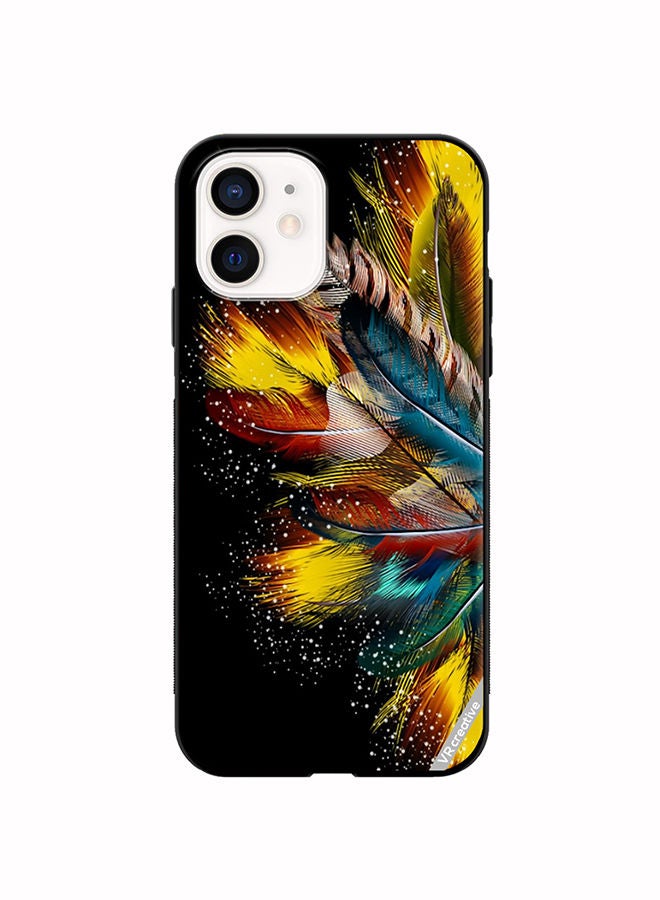 VR CREATIVE Protective Case Cover For Apple iPhone 12 Flower Design Multicolour - Image 1