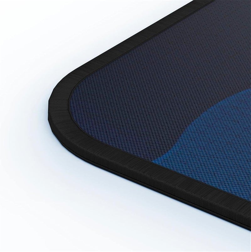 uRage Lethality 350 Speed XXL Gaming Mouse Pad 900x340mm Desk Mat Black Blue, Large Extended Mousepad 3mm Thick Non-Slip for Keyboard Mouse Combo, PTFE Safe Fabric Surface - Image 3