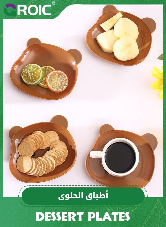 GROIC Set of 8 Dinner Plates with Storage Box, Table Dish 5.7 Inches Small Plates, Fruit Pan Plate Saucer Tea Tray Dessert Tableware Snack - Image 5