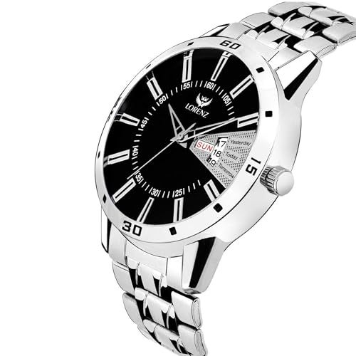 LORENZ MK-62A29W Combo of 2 Black Dial Men's Analog Watches Gift Combo Box - Image 4